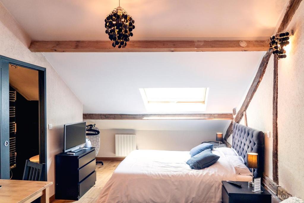 La Ferme Des Moulineaux Hotel Bailly  ภายนอก รูปภาพ